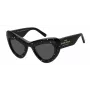 THE MARC JACOBS Sieviešu saulesbrilles MARC798SSTR80 - Taisnstūra Havana acetāta rāmis, Brūnas polikarbonāta lēcas, UV400 aizsardzība, 48/24/140 mm