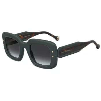 Carolina Herrera HER0313S1ED Sieviešu saulesbrilles - Acetāta rāmis, polikarbonāta lēcas, UV400 aizsardzība, 49 mm lēcu platums