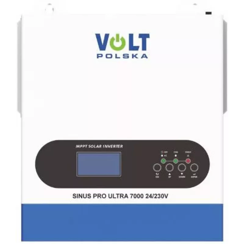 Saules invertors Volt Polska SinusPro ULTRA 7000 24/230V (3500/7000W) MPPT 100A