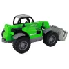LEAN TOYS Lauksaimniecības transportlīdzeklis Traktors Zaļš Celtnis Lauksaimniecības mašīna