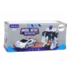 LEAN TOYS Robot Car Police Navy Blue 2in1 Transformation