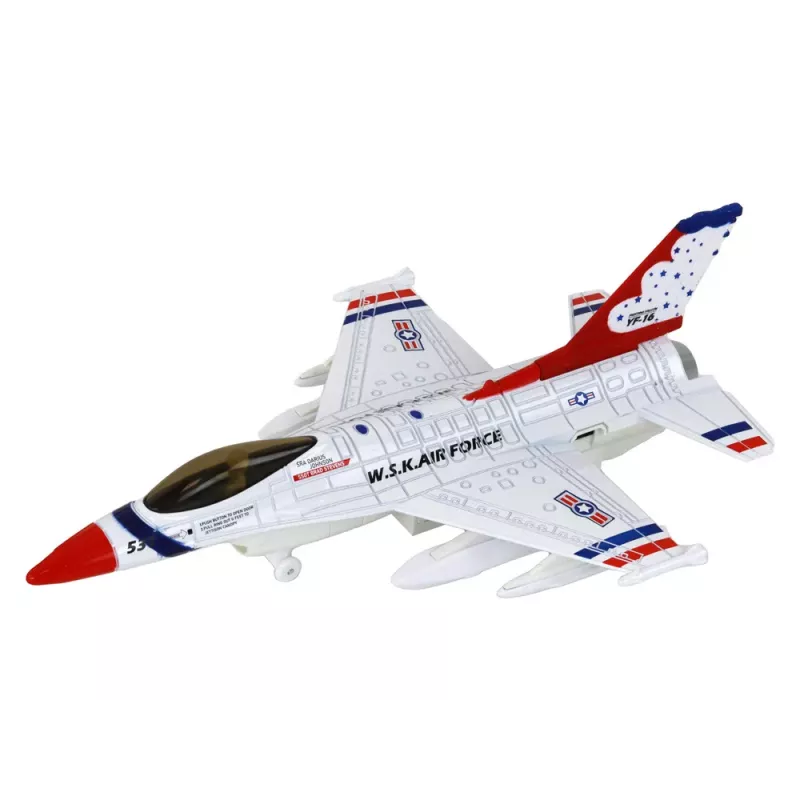 LEAN TOYS Militārā lidmašīna Fighter Sound Lights Moro