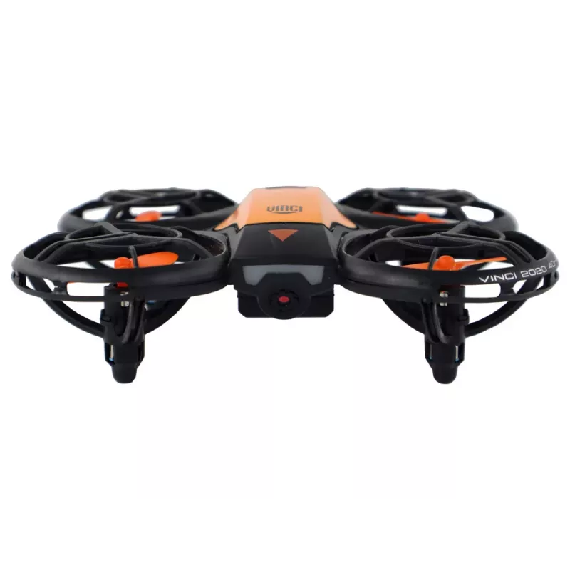 LEAN TOYS Ar vadību vadāms dronu gaismas oranžs