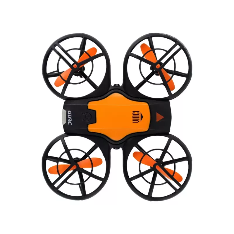 LEAN TOYS Ar vadību vadāms dronu gaismas oranžs