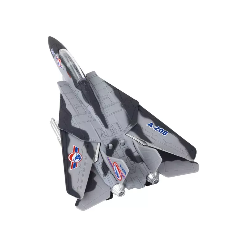 LEAN TOYS Militārā lidmašīna Ar dzinēju Fighter Moro Gaismas Skaņas Mix