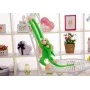 LEAN TOYS Mascot Plush Monkey with Baby, Green 90 cm