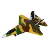 LEAN TOYS Tālvadības RC iznīcinātājs militārā lidmašīna Moro - F-22 Raptor 2.4 GHz EPP putuplasts