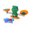 LEAN TOYS Izglītojoša rotaļlieta Dinozauru svari Matemātiskās darbības