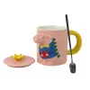 LEAN TOYS Dinosaur Pink Infuser Mug 400 ml