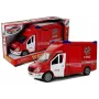 LEAN TOYS Fire Engine with Frictional Sound Drive Opening Doors