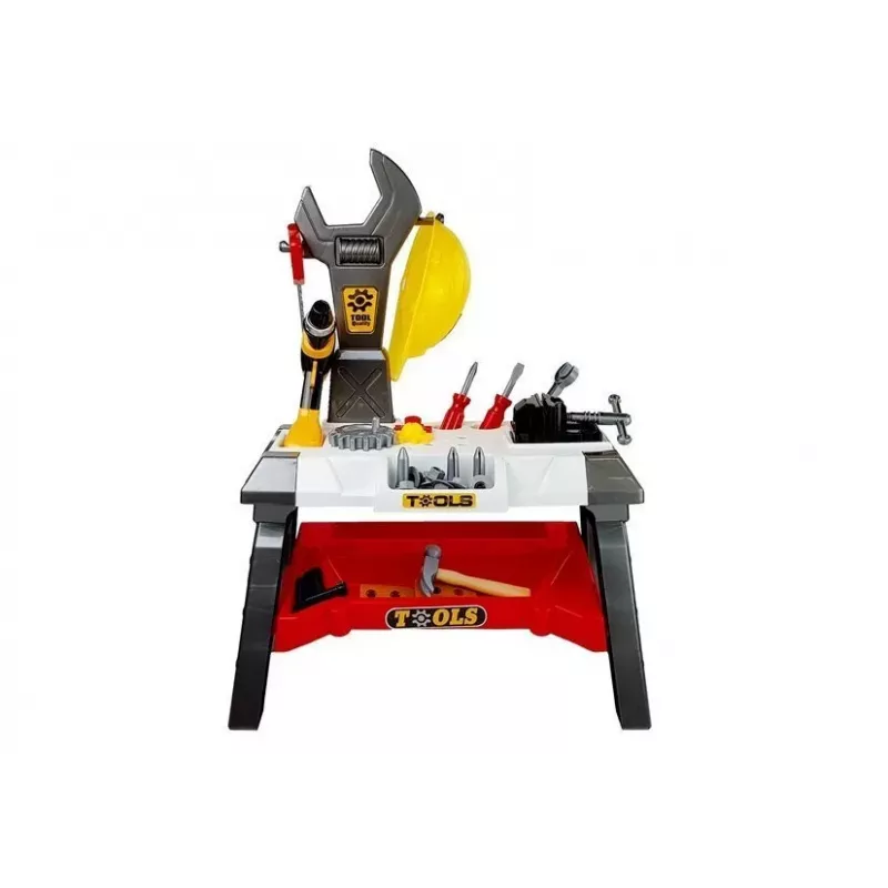 LEAN TOYS Battery Powered Workshop Tool Kit 18V Li-Ion Cordless Drill Driver with 2 Batteries and Charger