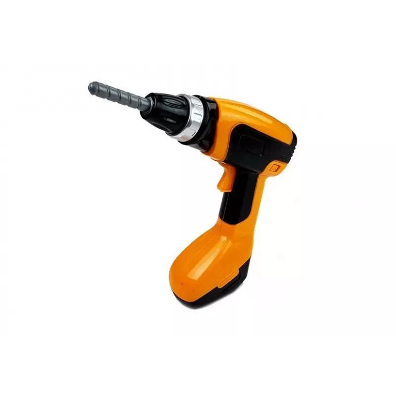 LEAN TOYS Battery Powered Workshop Tool Kit 18V Li-Ion Cordless Drill Driver with 2 Batteries and Charger