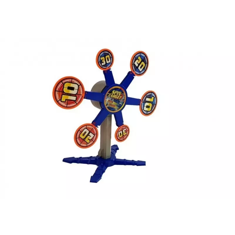 LEAN TOYS Putu šautene ar rotējošu mērķi 66 cm