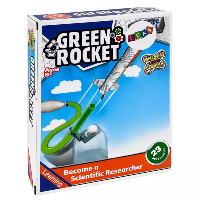 LEAN TOYS DIY Compressed Air Rocket Educational Science Kit 25m Flight