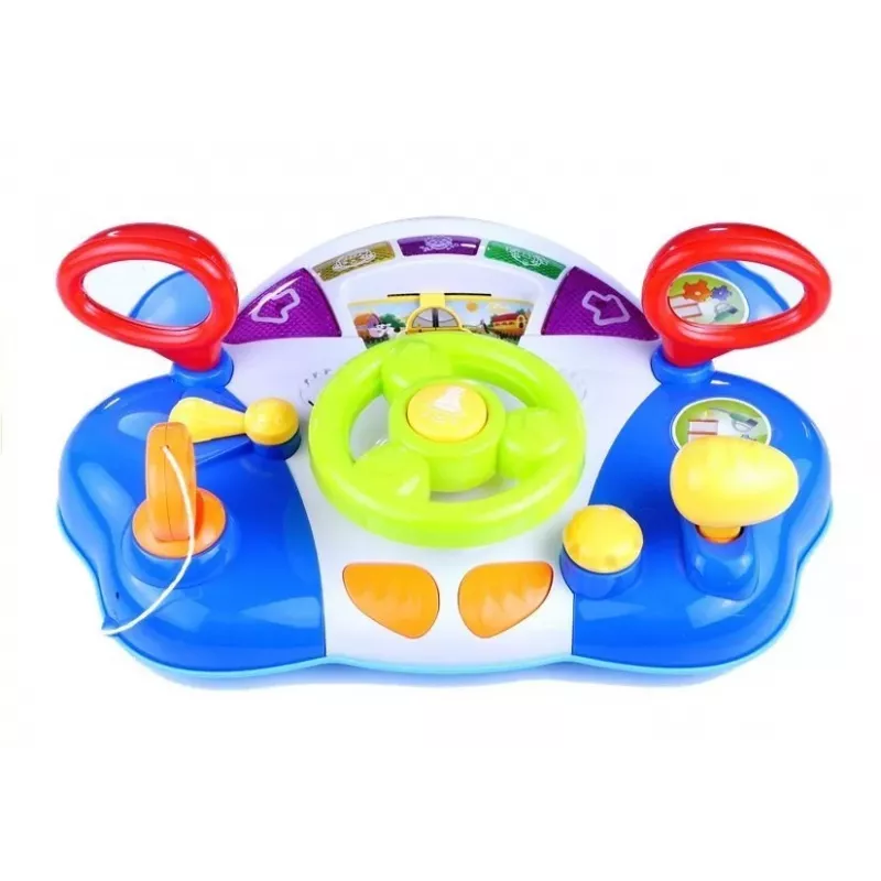 LEAN TOYS Interaktīvā stūre bērniem ar paneļa skaņām