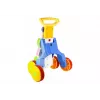 LEAN TOYS Bērnu stumjamā rotaļlieta Nīlzirgs ar skaņām, grabulīšiem, čaukstošām detaļām un spoguli