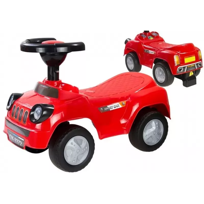 LEAN CARS Braucamā rotaļlieta mazuļiem Squeaker Sport Red