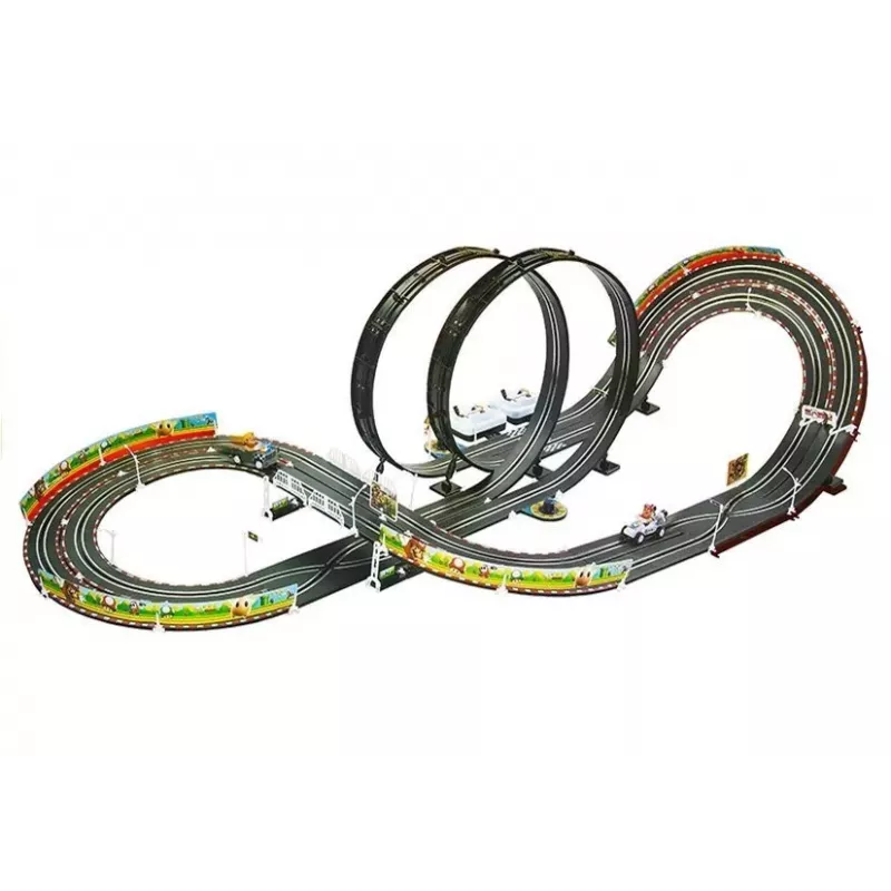 Carrera Mario Kart 8 Slot Car Race Track Set ar 2 automašīnām (Mario & Luigi) 5.3m