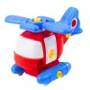 LEAN TOYS Helikoptera izjaucamais konstruktors ar skrūvgriezi un uzgriežņu atslēgu bērniem