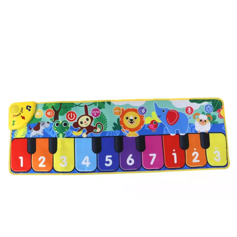 LEAN TOYS Dance Mat Sound Animals Santa Claus Keys