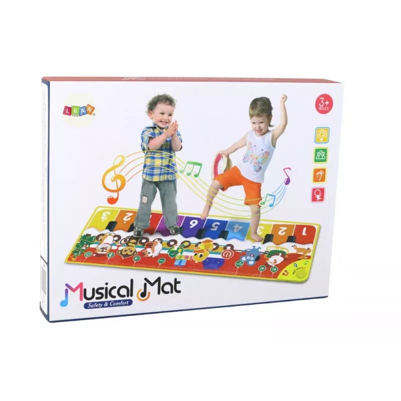 LEAN TOYS Dance Mat Sound Animals Santa Claus Keys