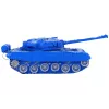 LEAN TOYS R/C Tank Remote Controlled Lights Sound Blue 1:18 27MHz