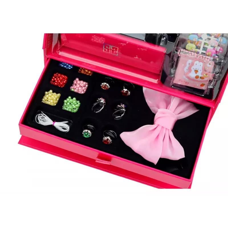 LEAN TOYS Creative Beauty Set In A Case For Creating Creations Accessories