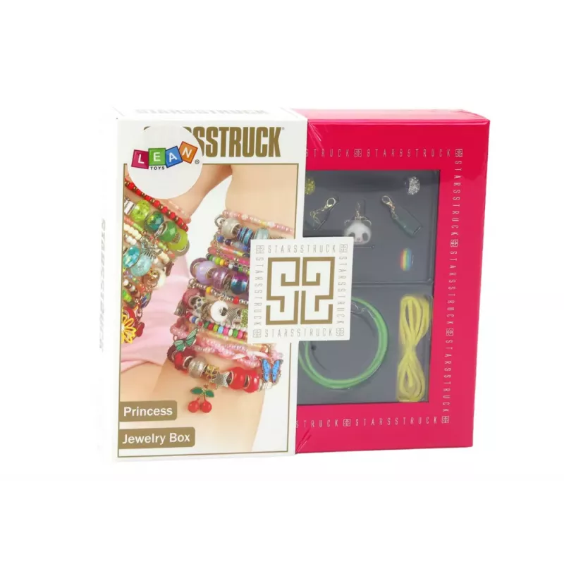 LEAN TOYS Komplekts rotaslietu, rokassprādžu, krellīšu un kulonu izgatavošanai