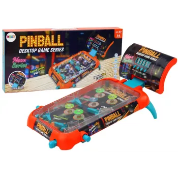 LEAN TOYS Pinball Arcade Game ar LED gaismām, skaņām un rezultātu tablo