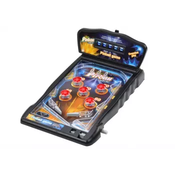 LEAN TOYS Pinball Arcade Game ar gaismām, skaņām un rezultātu tablo