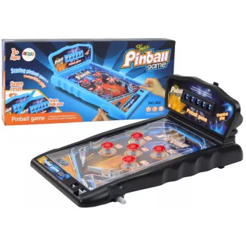 LEAN TOYS Pinball Arcade Game ar gaismām, skaņām un rezultātu tablo