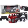 LEAN TOYS Double Decker Bus Remote Controlled RC Lights 1:24 Red