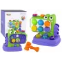 LEAN TOYS Dinosaur Educational Panel Whack-A-Mole Sorter Game For Children Purple