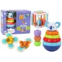 LEAN TOYS Maņu rotaļlietu komplekts Koala tornis Izglītojoši kubu vērpēji