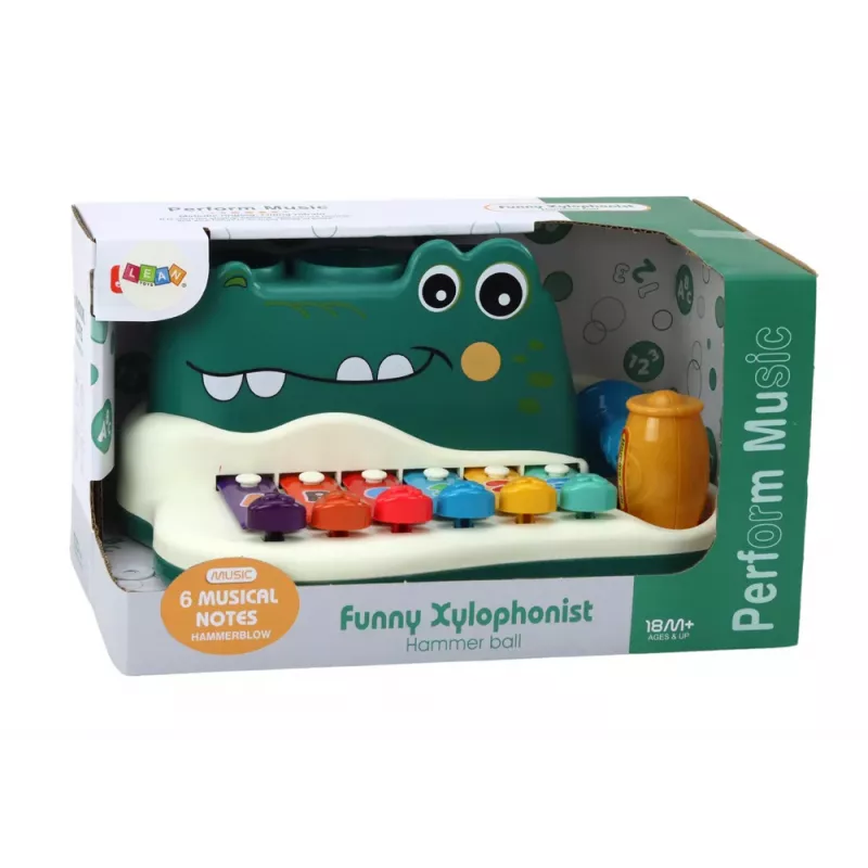 LEAN TOYS Cymbals Piano Crocodile Organ Hammer Balls Educational Instrument