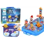 LEAN TOYS Koferu komplekts DIY Puzzle Bloki Kosmoss Skrūvgriezis 228 gab.