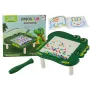 LEAN TOYS Dinozauru izglītojošā magnētiskā tāfele puzle zaļā krāsā