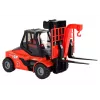 LEAN TOYS Sarkanais autoiekrāvējs 1:16 ar kustīgām dakšām, skaņām un gaismām