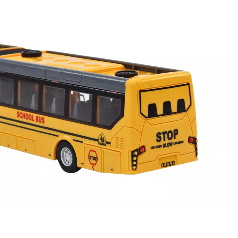 LEAN TOYS Remote Control Articulated RC School Bus 1:32 Yellow