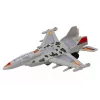 LEAN TOYS Military Fighter F35 Driving Lights Sounds Gray