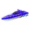 LEAN TOYS Remote Controlled Police Boat RC Blue 27MHz