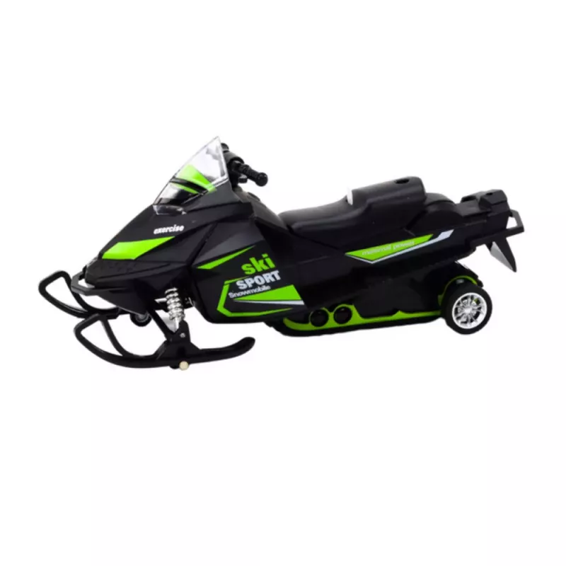 LEAN TOYS Sniega motocikls ar atsperu piekari un piedziņu, mērogs 1:32, gaismas, skaņas