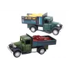LEAN TOYS Alumīnija piegādes auto ar atveramām durvīm, gaismām un skaņām 1:24 liešanas metāla furgons