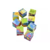 LEAN TOYS Izglītojošā Puzle 6in1 Bloku Puzles Kubs 6 Attēli Dinozauri 9 El.