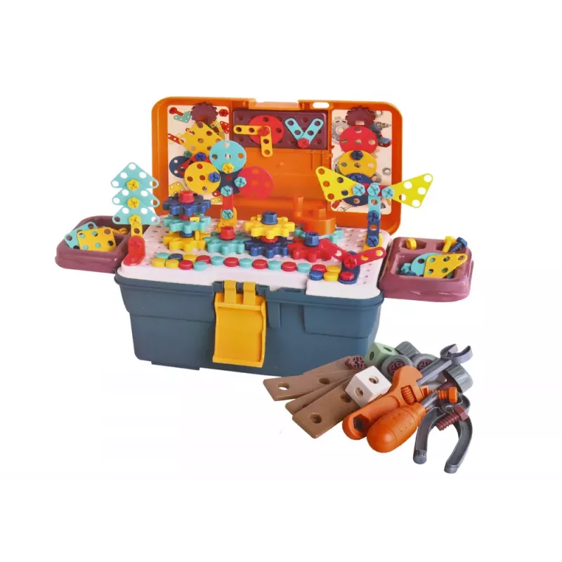 LEAN TOYS 3D Construction Puzzle Bricks In DIY Box Disassembly Drill
