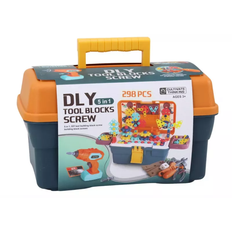 LEAN TOYS 3D Construction Puzzle Bricks In DIY Box Disassembly Drill