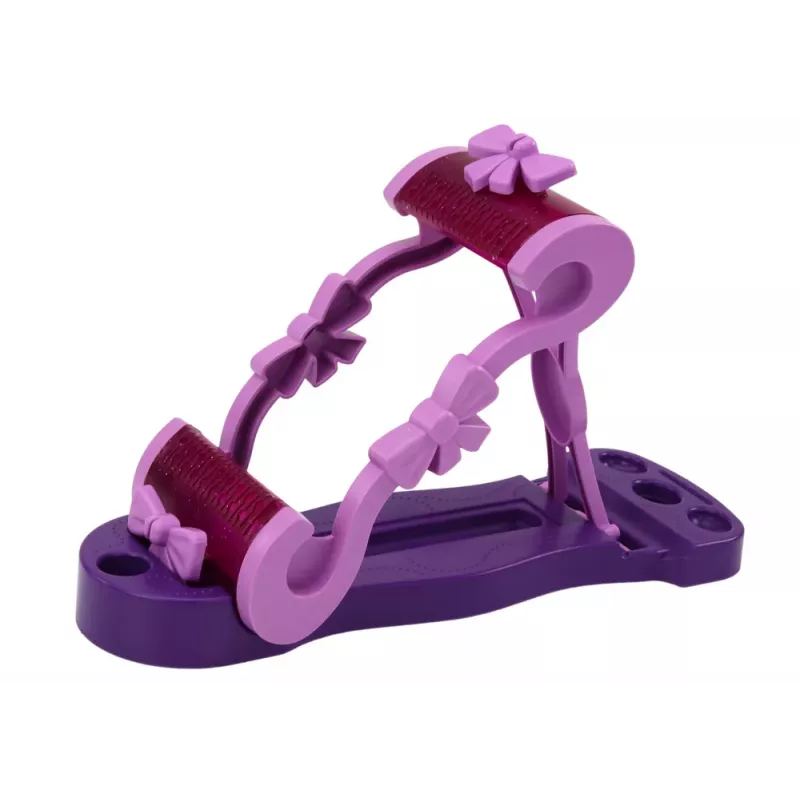LEAN TOYS Creative Jewelry Making Machine Set with Embroidery Thread and Beads
