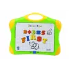 LEAN TOYS Magnētiskā izglītojošā tāfele ar burtiem, cipariem, marķieri un sūkli