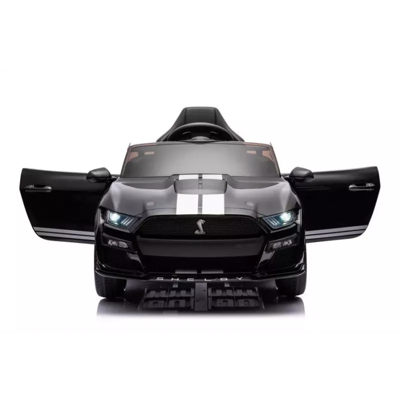 LEAN CARS Ar akumulatoru darbināms transportlīdzeklis Ford Mustang GT500 Shelby Melns