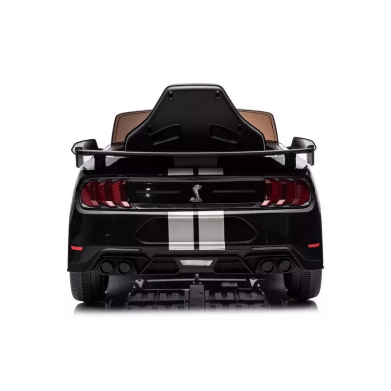 LEAN CARS Ar akumulatoru darbināms transportlīdzeklis Ford Mustang GT500 Shelby Melns